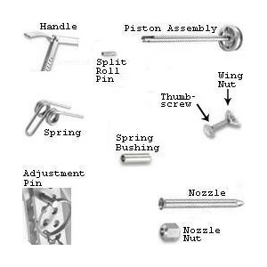 unknown Chicago Metallic Part for Cake Filler 10001 - Piston Assembly