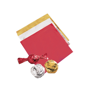Wilton Wilton Foil Wrappers, Pack of 50 - Red