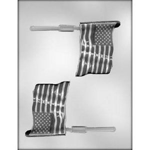 CK Products CK Products 90-14426 Flag Sucker Plastic Chocolate Mold