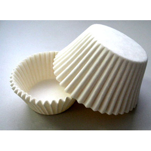 Novacart Novacart White Disposable Paper Baking Cup - 1-1/2