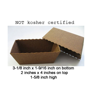 Novacart Novacart Dark Brown Easybake Paper Baking Mini Loaf Pan - Case of 1350 Pieces