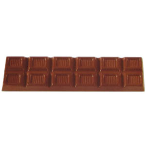 unknown Polycarbonate Chocolate Mold Block 112x30mm x 7mm High, 8 Cavities