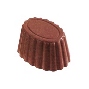 Fat Daddio's Fat Daddio's Chocolate Mold: Oval 35mm x 26mm x 19mm High, 24 Cavities