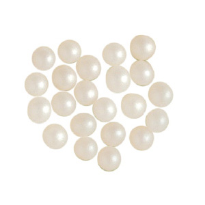 BakeDeco White Sugar Pearls 10mm - 16 Oz
