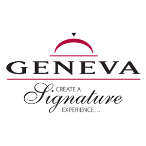 Geneva Geneva 79852 Induction Cooking Cart - 2 Stove, 2 Leaf - Golden Pecan