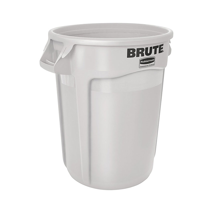 Rubbermaid Rubbermaid Round Brute Container 10 Gallon (Lid sold separately - Item #2609) - White