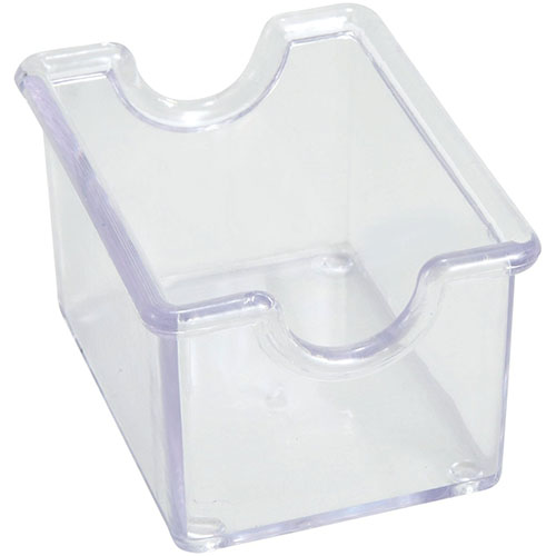 Winware by Winco Winware by Winco Adcraft Sugar Packet Holder, Plastic - Clear