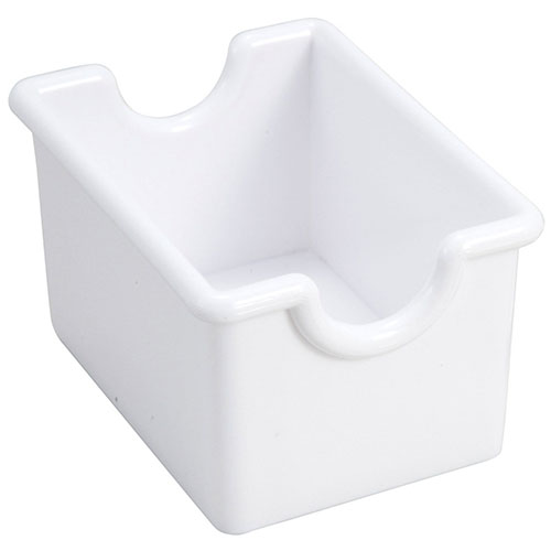 Winware by Winco Winware by Winco Adcraft Sugar Packet Holder, Plastic - White