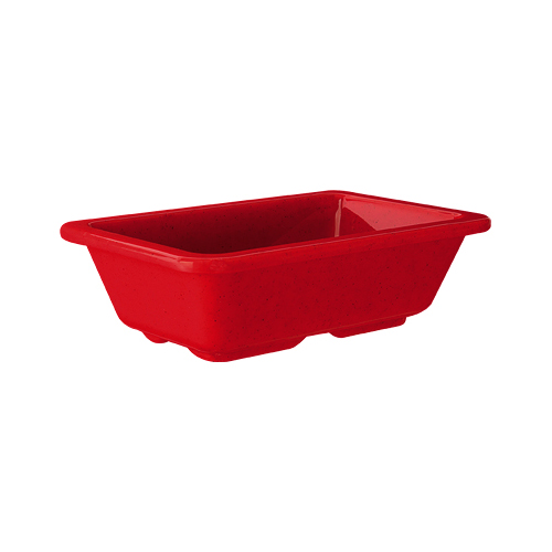 G. E. T. G. E. T. Melamine Side Dish, Milano/Red Sensation Series, 4 oz., 3