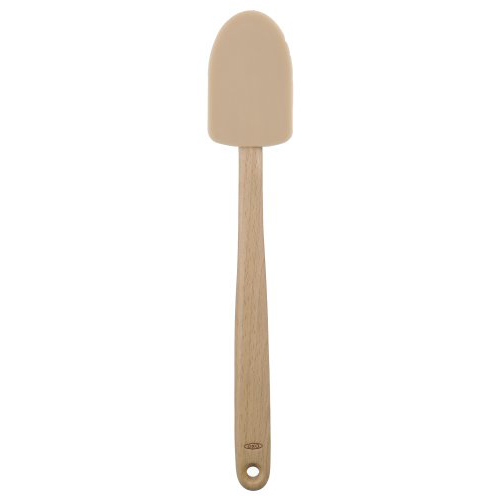 Oxo Oxo Good Grips Wooden Handle Silicone Spoon Spatula, Marshmallow - Caramel