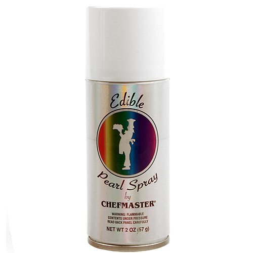 Chefmaster Chefmaster Edible Spray, One 2-Ounce Can. Kosher Certified - Pearl