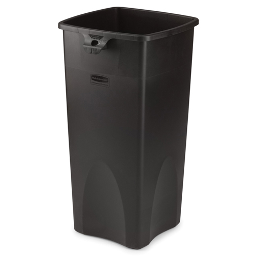 Rubbermaid Rubbermaid FG356988 23-Gallon Untouchable Square Container - Black