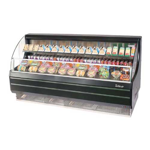 Turbo Air Turbo Air TOM-75L Horizontal Low-Profile Open Display Merchandiser 75