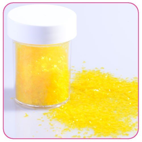 PME Sugarcraft PME Edible Glitter Flakes - Yellow