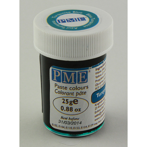 PME Sugarcraft PME Paste Color, One 0.88 Oz Jar - Turquoise Blue