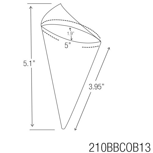 PackNWood PacknWood 2-Layer Bamboo Leaf Cone - 5.1