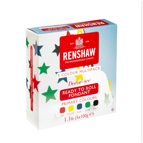 Renshaw Renshaw Multipack Colored Decor-Ice Fondant