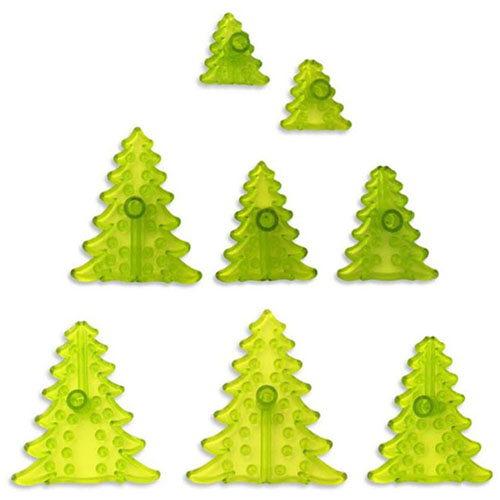 JEM Cutters JEM Cutters 3D Christmas Trees,Set of 8 Cutters