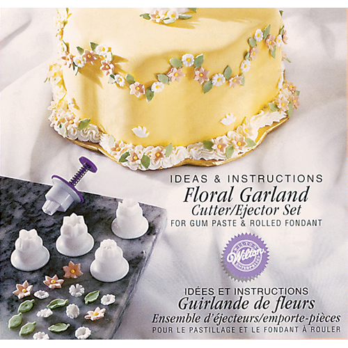 Wilton Wilton Floral Garland Ejector Set, Includes Ejector, 5 Cutters & Instructions