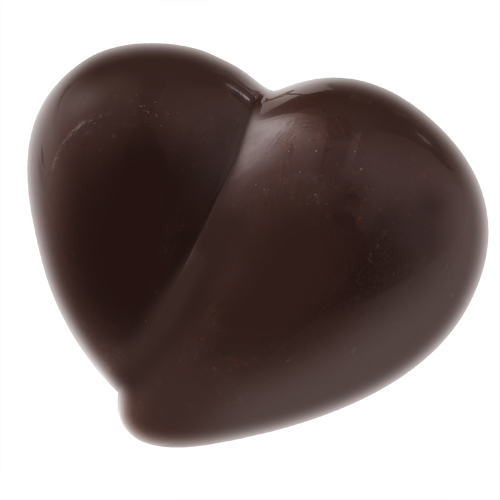 Martellato Martellato Polycarbonate 3D Magnetic Chocolate Mold, Heart, 28 Cavities