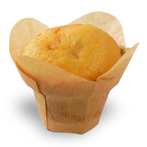 PackNWood PacknWood Lotus Golden Brown Silicone-Coated Baking Cup - 4 Ounce