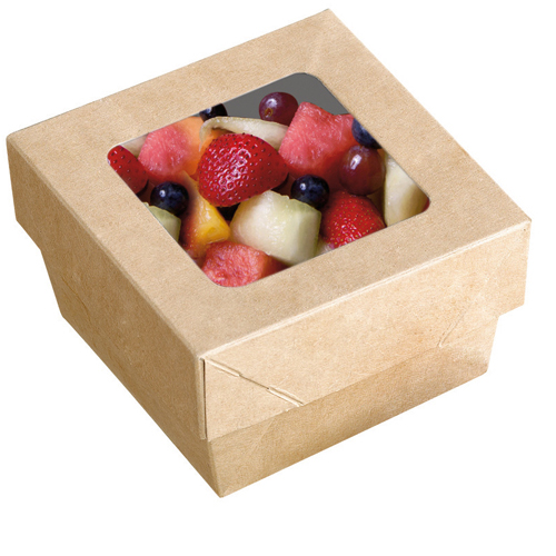 PackNWood PacknWood Disposable Kray Takeout Box, Brown - 7.9