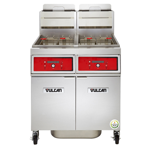 Vulcan Vulcan Freestanding Gas Fryer - 90 lb. Oil Cap. w/ Solid State Digital Control - Natural Gas