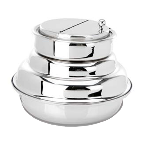 Eastern Tabletop Mfg. Eastern Tabletop 3107-IND Stainless Steel Induction Marmite w/Lid -  7 Qt.