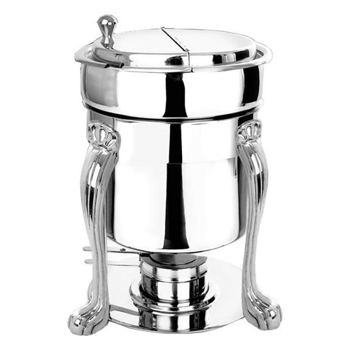 Eastern Tabletop Mfg. Eastern Tabletop Marmite Soup Stand - 7 Qt. - Silverplate