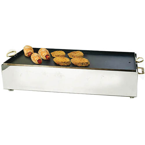 Eastern Tabletop Mfg. Eastern Tabletop 3268NS Double S/S Butane Stove Cover-Up with Non-Stick Teflon Coated Top