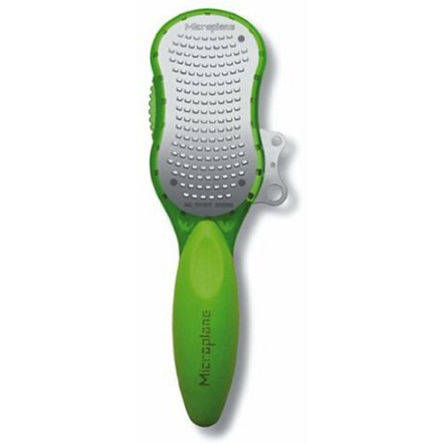 Microplane Microplane Ultimate Citrus Tool, Combination Zester, Scoring Blade and Garnish Cutter, GREEN