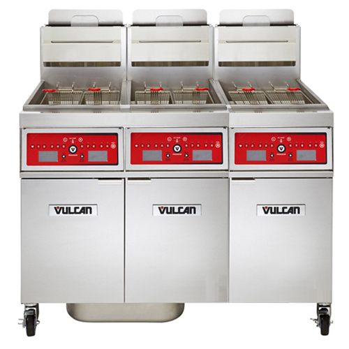 Vulcan Vulcan Freestanding Gas Fryer -255 lb. Oil Cap. w/ Programmable Computer Control - Natural Gas