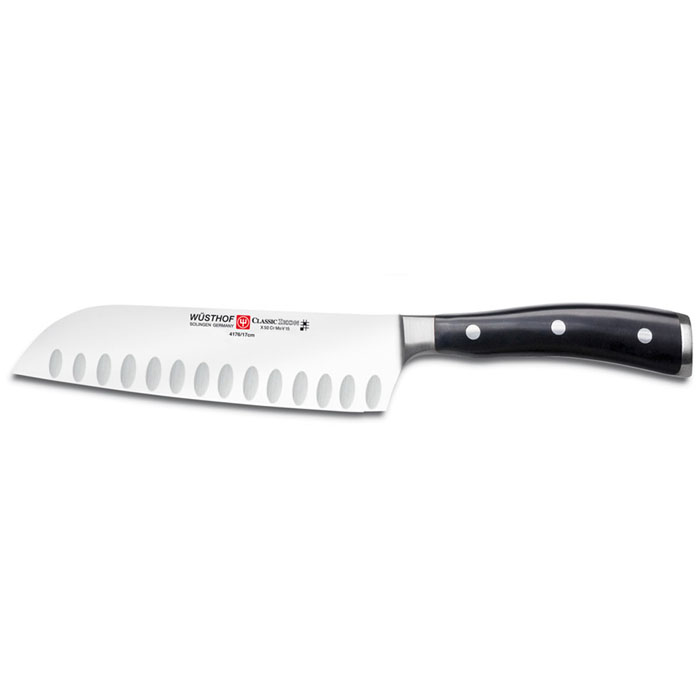 Wusthof Wusthof 4176-7 7 Inch Classic Ikon Santoku, Hollow Edge