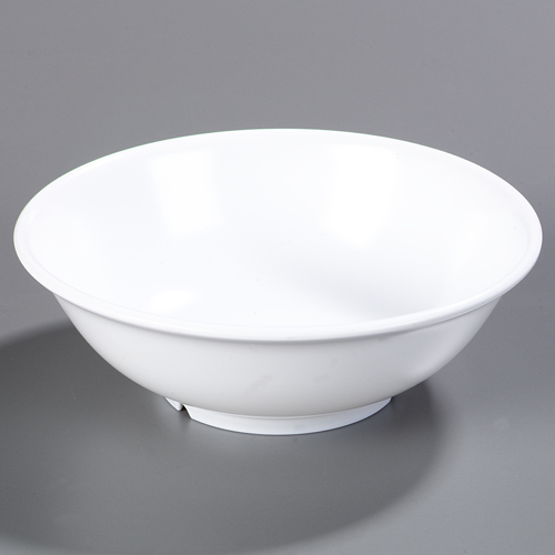 Carlisle Foodservice Carlisle Melamine Dinnerware Footed Serving Bowls White - 36 Oz / 8-5/8