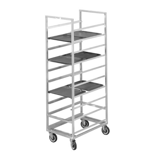 Channel Channel Cafeteria Tray Rack for 15x20 Trays - 40. Rack is Stainless