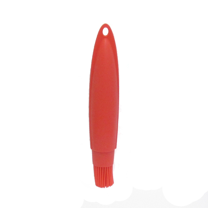 CK Trading Hollow Basting Brush / Egg-Wash Brush, All Silicone, Red