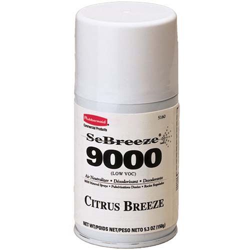 Rubbermaid Rubbermaid SeBreeze 9000 Odor-Neutralizer Aerosol, 5.3 oz Can: Citrus Breeze