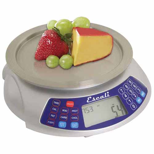 Escali Escali Cibo Nutritional Scale 6 lb/ 3 kg - 63N