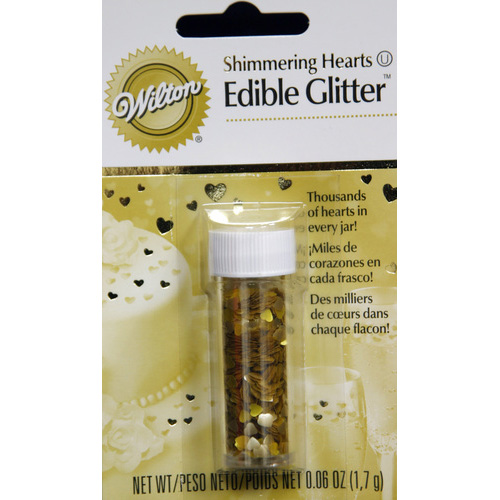 Wilton Wilton Edible Glitter: Shimmering Hearts - 703-203