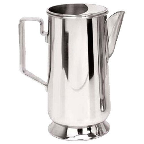 Eastern Tabletop Mfg. Eastern Tabletop Legacy Water Pitcher with Ice Guard - 64 oz. - Stainless Steel