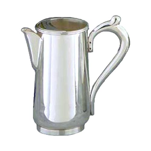 Eastern Tabletop Mfg. Eastern Tabletop Water Pitcher with Ice Guard - 64 oz. - Silverplate