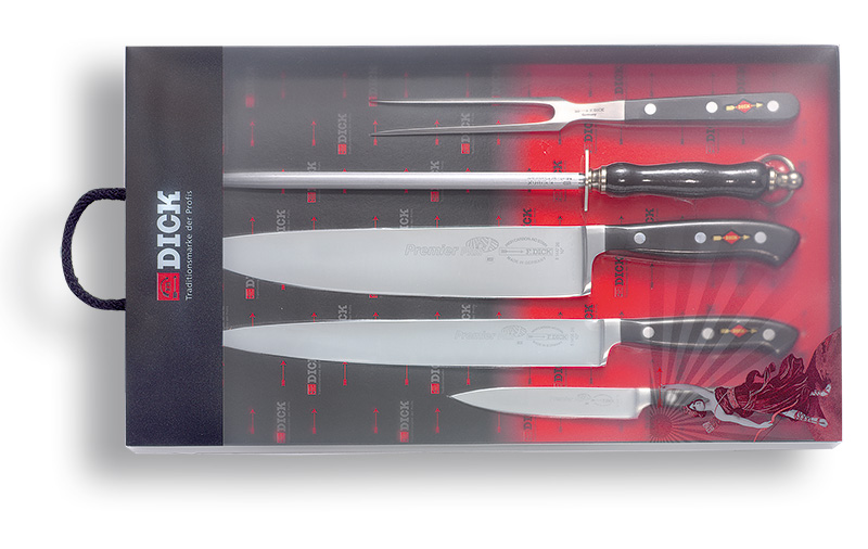 Friedr Dick F. Dick 5 Piece Gourmet Knife Set, Forged