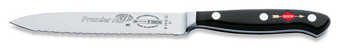 Friedr Dick F. Dick 5'' Utility Knife Serrated Edge Forged