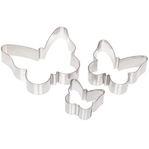 Ateco Ateco Stainless Butterfly Cutters, 3-Piece Set