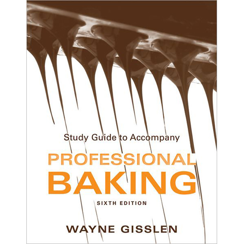 john wiley john wiley Professional Baking, Study Guide, 6th Edition