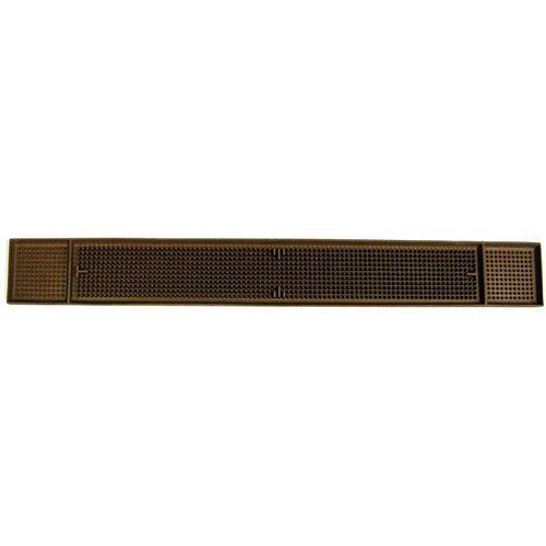 Winware by Winco BM-327B Rubber Bar Mat, 27” x 3-1/4”, Brown