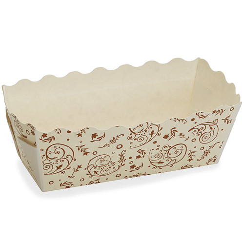 Welcome Home Brands Welcome Home Brands Disposable Brown Blossom Paper Loaf Baking Pan