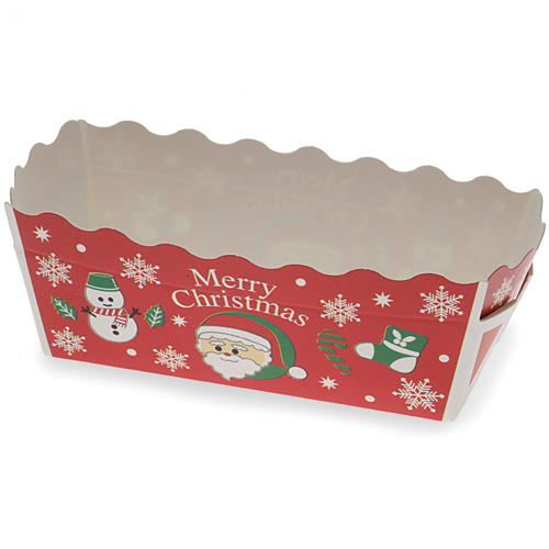 Welcome Home Brands Welcome Home Brands Santa Disposable Paper Mini Loaf Baking Pan