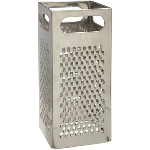 Grater Box Style 4″ Square – Stainless Steel – 9″ H.