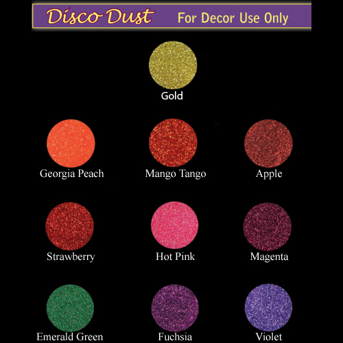 unknown Non-Toxic Disco Dust, 4 Grams - Georgia Peach